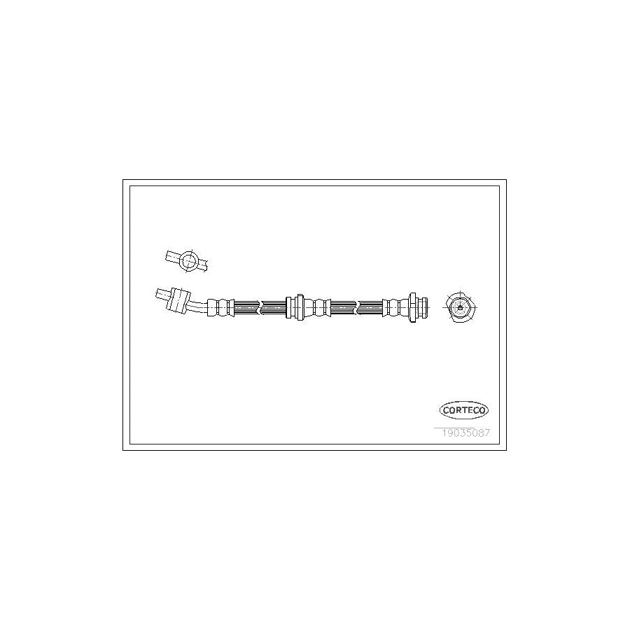 Corteco 19035087 Brake Hose