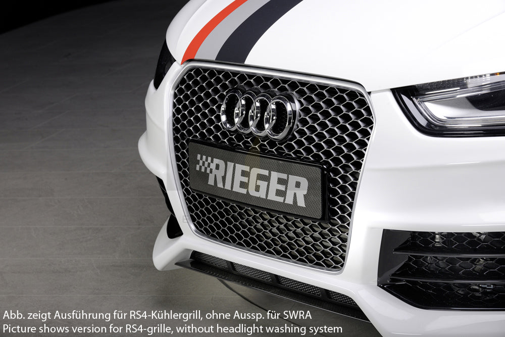 Rieger 00055540 Audi B8 B81 Front Bumper (A4 & S4) 4 | ML Performance UK Car Parts