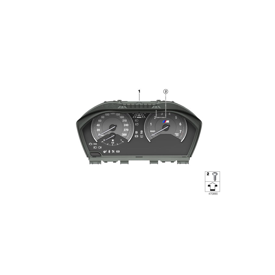 Genuine BMW 62108097799 F87 Instrument Cluster MPH (Inc. M2 Competition) | ML Performance US Car Parts