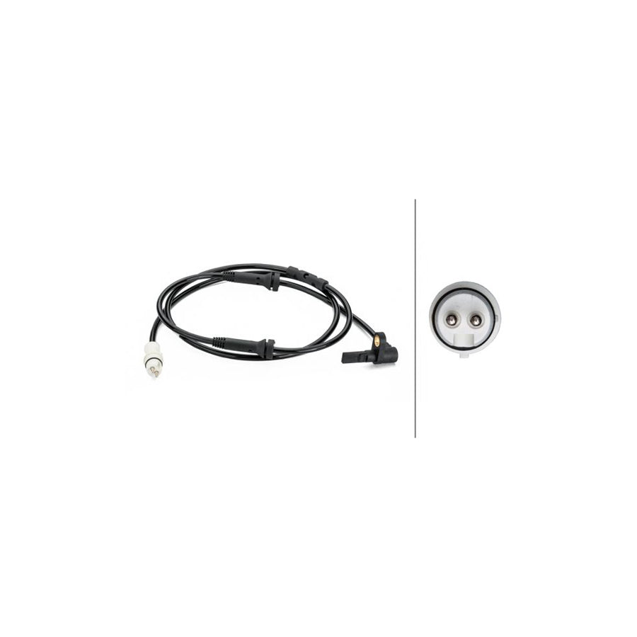 Hella 6PU 012 806-511 Abs Sensor For Fiat Multipla (186)