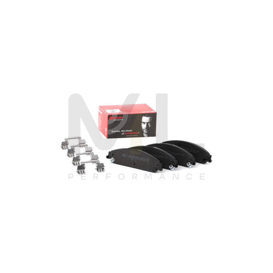 Brembo P 23 149 Brake Pad Set With Acoustic Wear Warning, With Brake Caliper Screws | ML Performance Car Parts