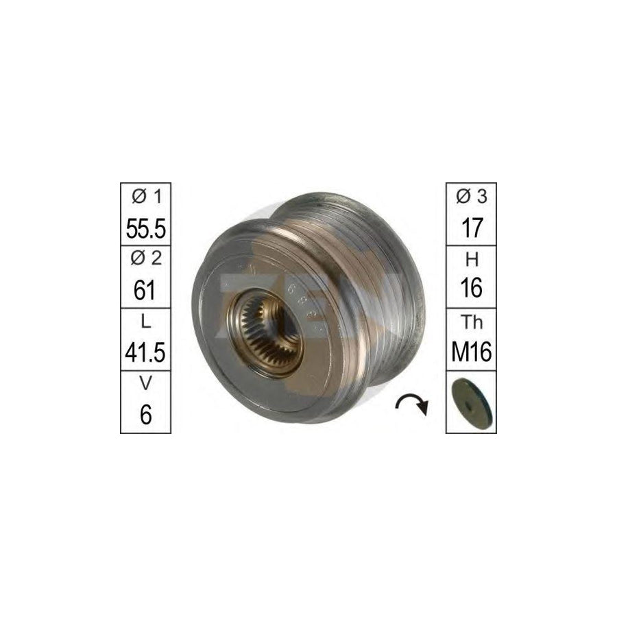 Era 219020 Alternator Freewheel Clutch