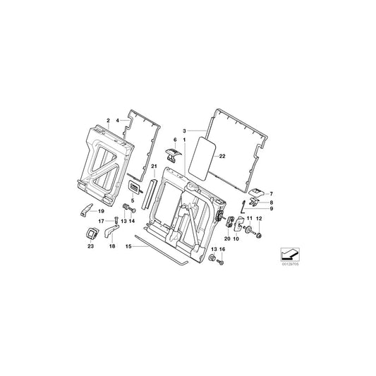 Genuine BMW 51718200699 E39 Covering Center (Inc. 525tds, 530d & 540i) | ML Performance US Car Parts