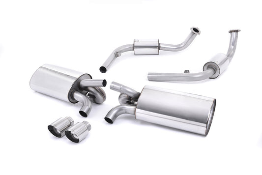 MillTek SSXPO114 Porsche Resonated Cat-Back Exhaust (Inc. Boxster & Cayman)
