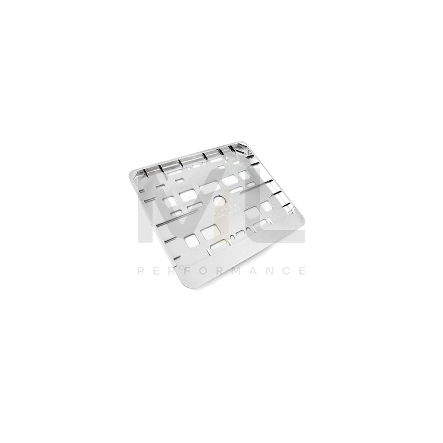 UTAL 01167 Number plate holder Chrome, Coated, short