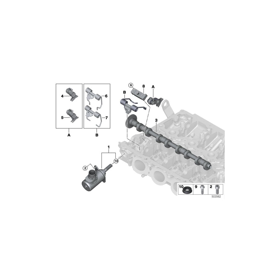 Genuine BMW 11378630462 G11 F31 G05 Eccentric Shaft (Inc. X1 25iX, X3 20i & X1 20i) | ML Performance US Car Parts