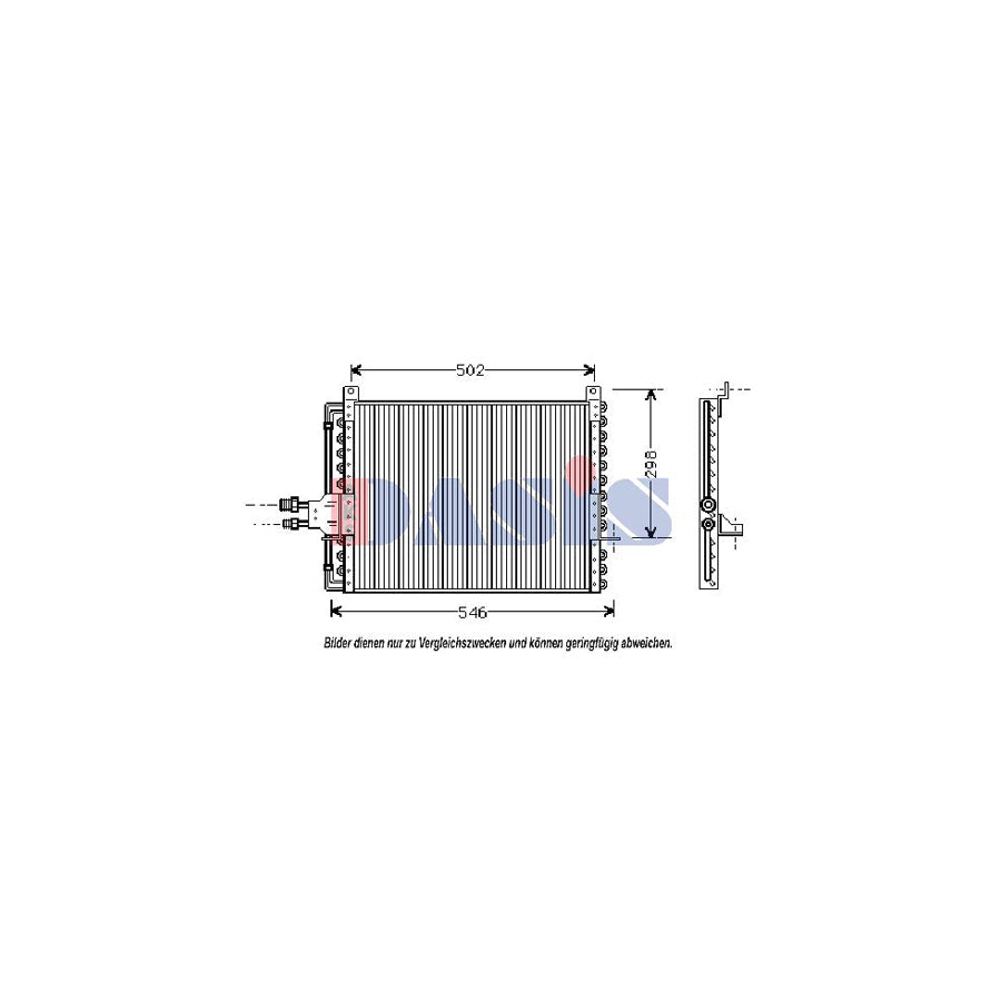 AKS Dasis 121830N Air Conditioning Condenser