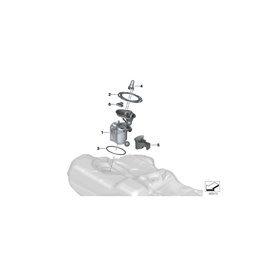 Genuine BMW 16117467659 G05 G07 Supply Module (Inc. X5 50iX & X7 50iX) | ML Performance US Car Parts