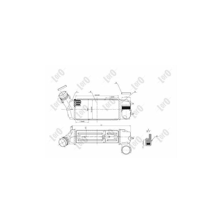 Abakus 0090180015 Intercooler