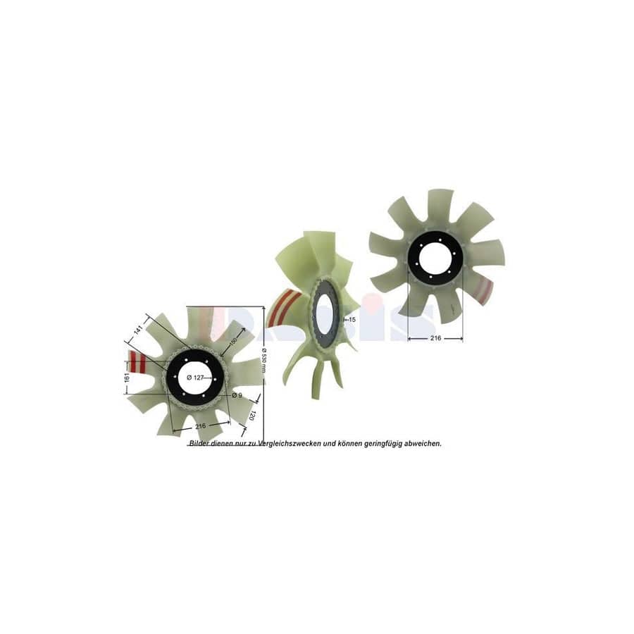 AKS Dasis 448029N Fan Wheel, Engine Cooling