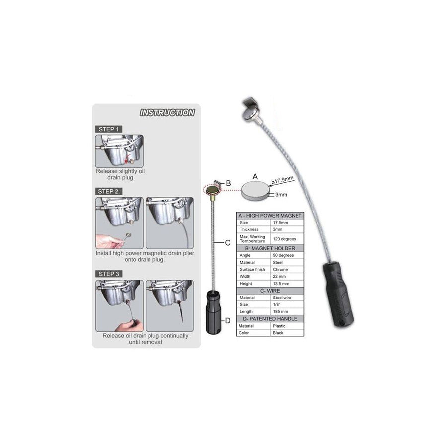 Force 61933 Magnetic Lift