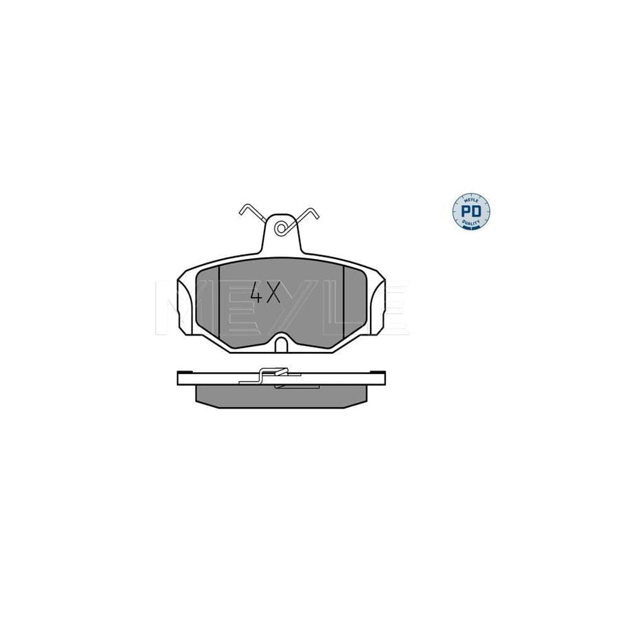 Meyle 025 209 8113/Pd Brake Pad Set