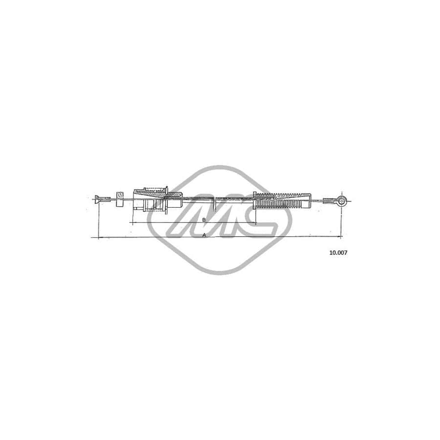 Metalcaucho 80884 Throttle Cable
