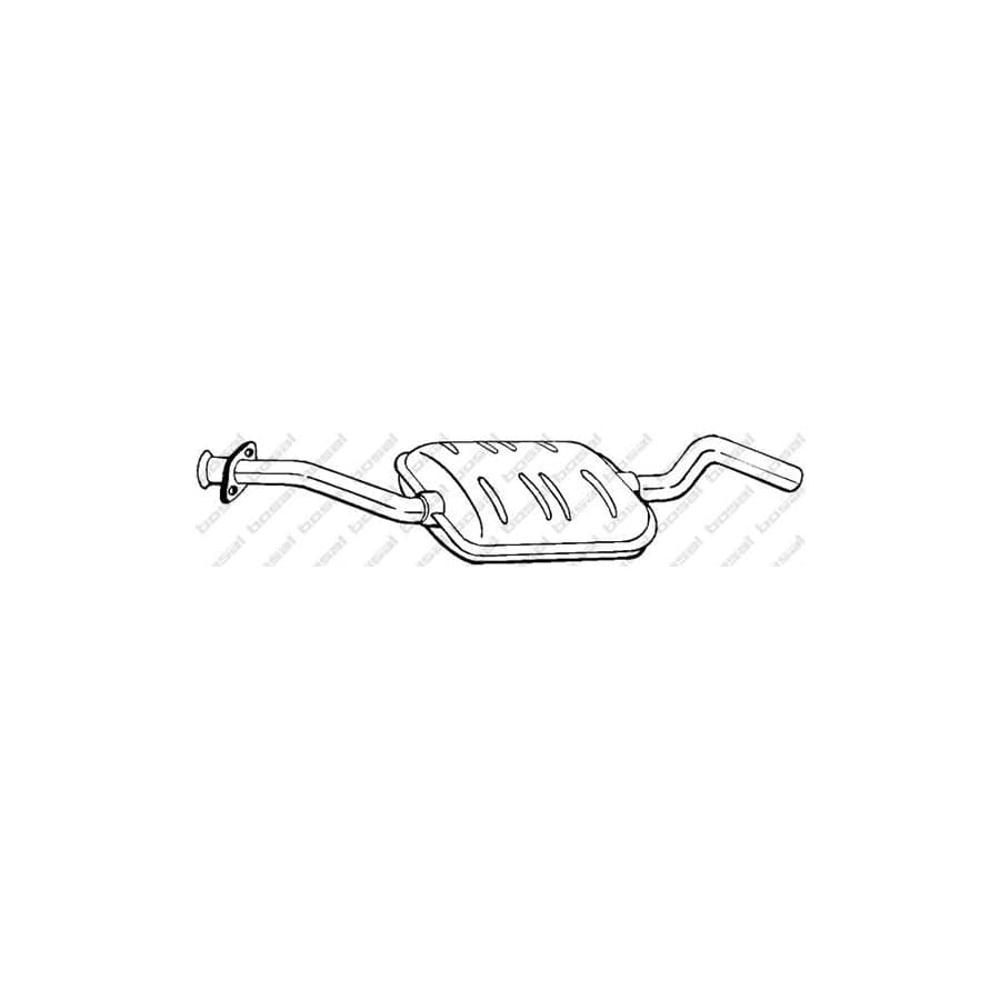 Bosal 278-095 Middle Silencer
