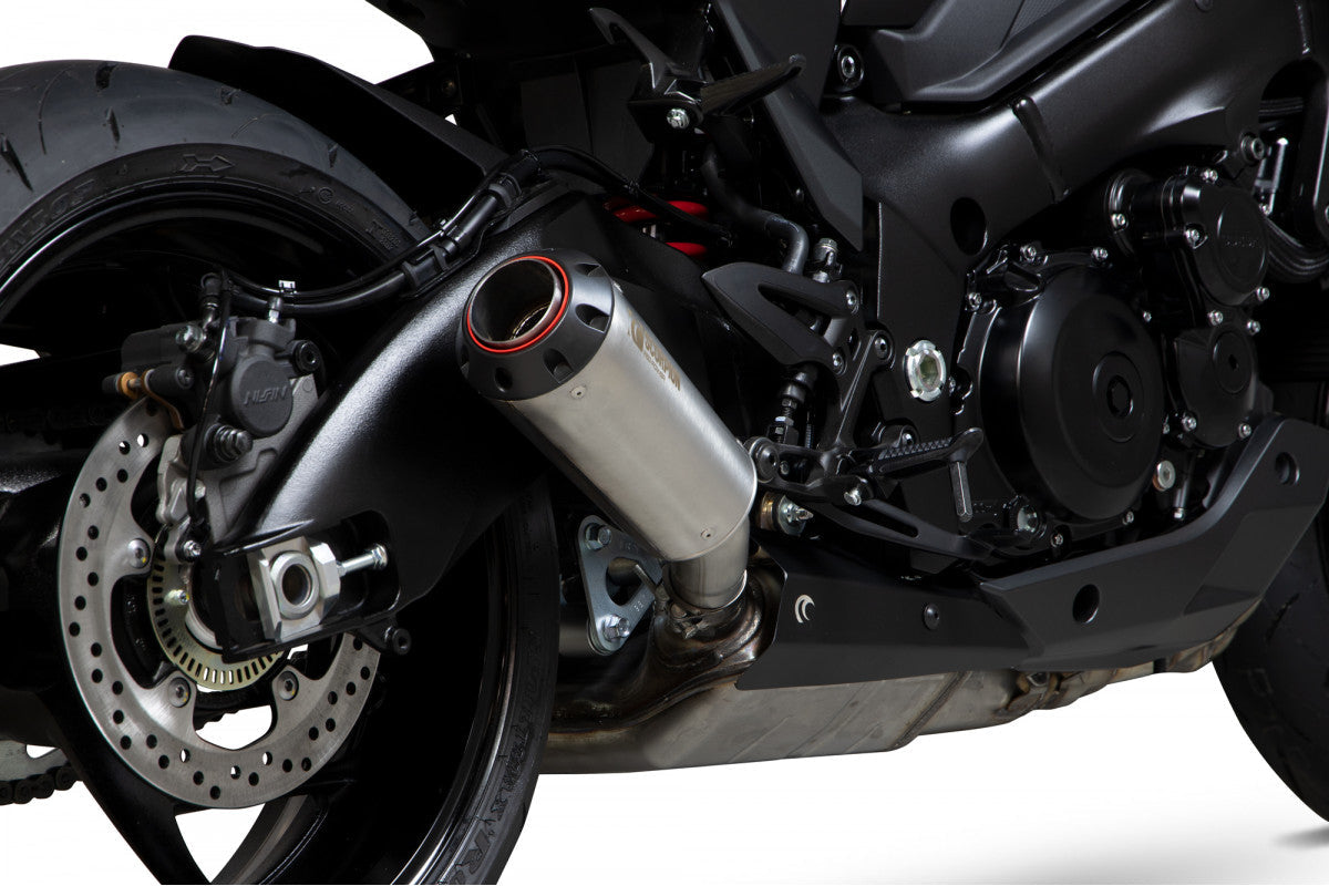 Scorpion PSI125SEO Suzuki GSX-S 1000 Katana Red Power Slip-On - Brushed Stainless Steel Sleeve | ML Performance US US
