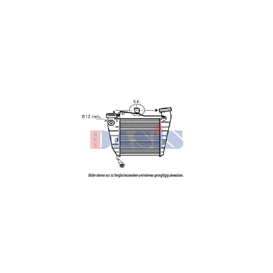 AKS Dasis 047015N Intercooler for VW Phaeton (3D1, 3D2, 3D3, 3D4, 3D6, 3D7, 3D8, 3D9)