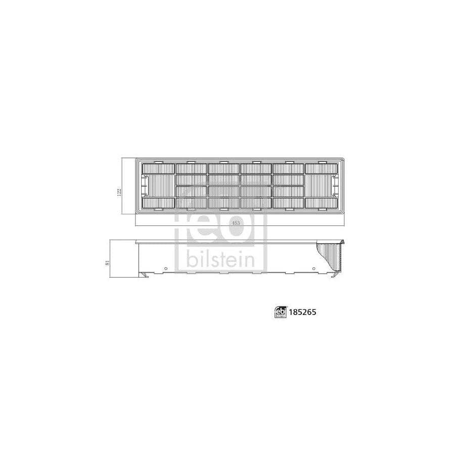 Febi Bilstein 185265 Pollen Filter