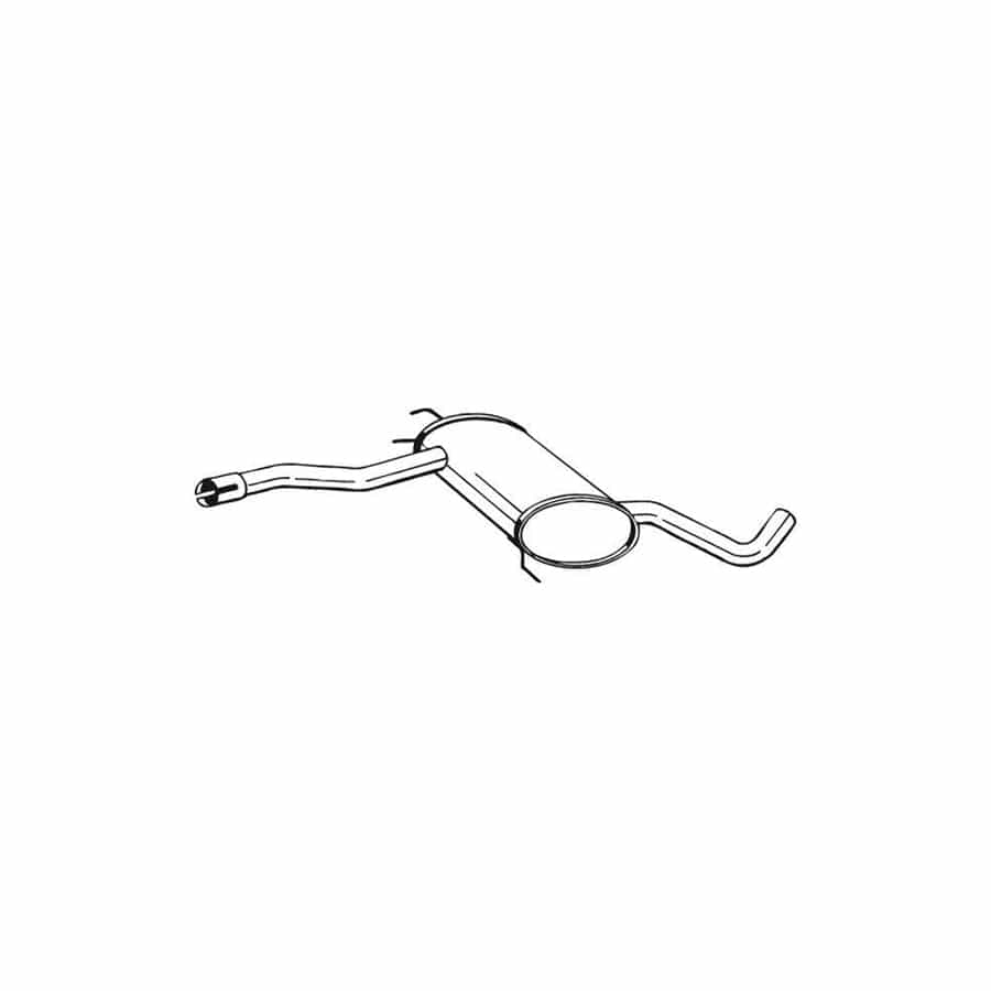 Bosal 278-733 Middle Silencer for Renault Safrane