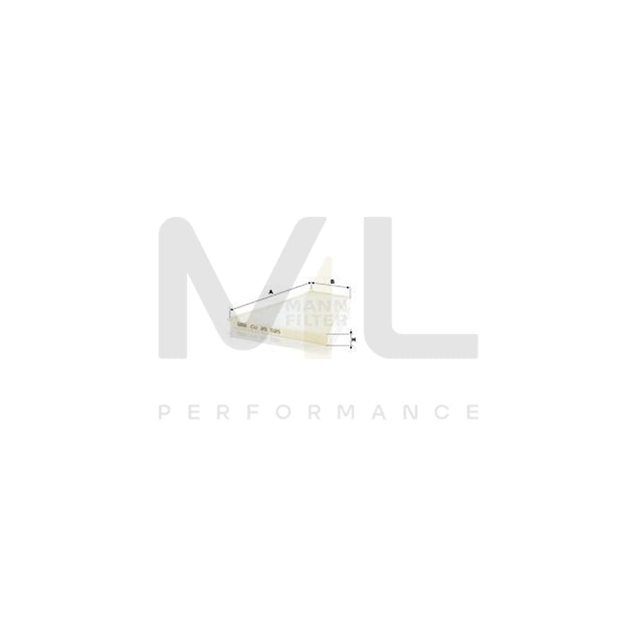MANN-FILTER CU 25 025 Pollen filter suitable for MERCEDES-BENZ S-Class Particulate Filter