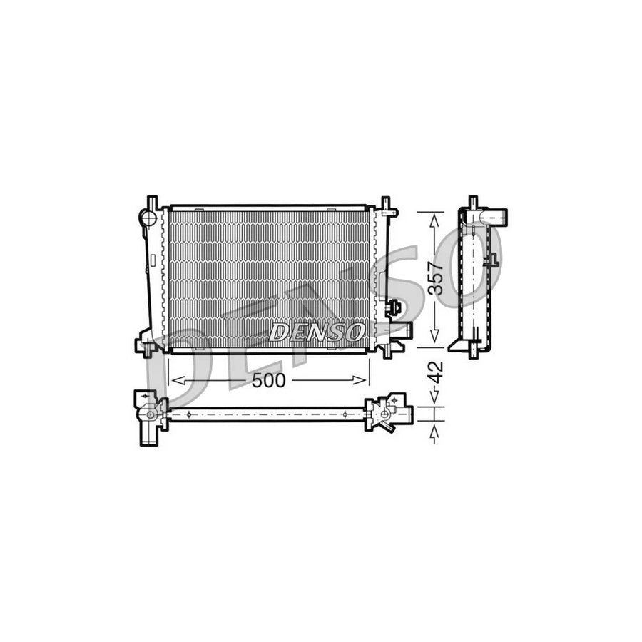 DENSO DRM10040 Engine Radiator