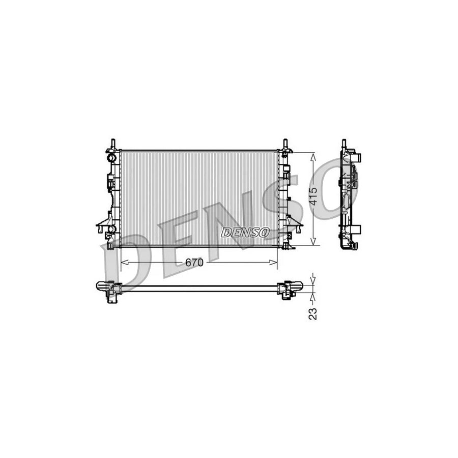 DENSO DRM23083 Engine Radiator