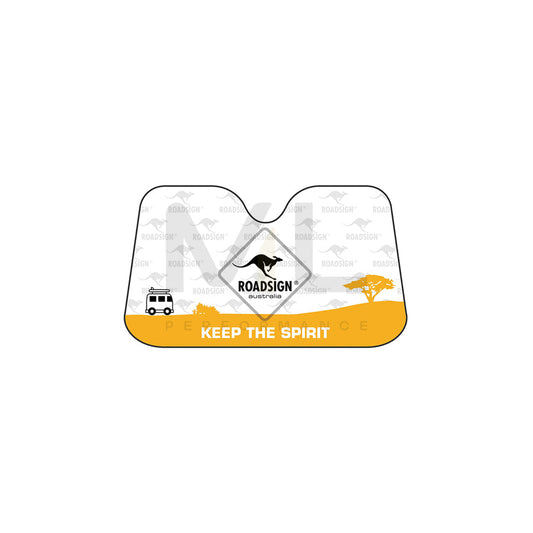 ROADSIGN 009791 Car sun shade Aluminium, PVC