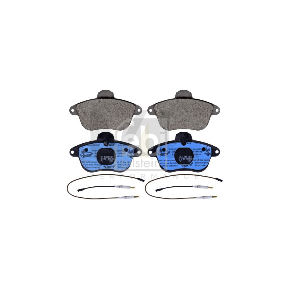 Febi Bilstein 116038 Brake Pad Set Incl. Wear Warning Contact