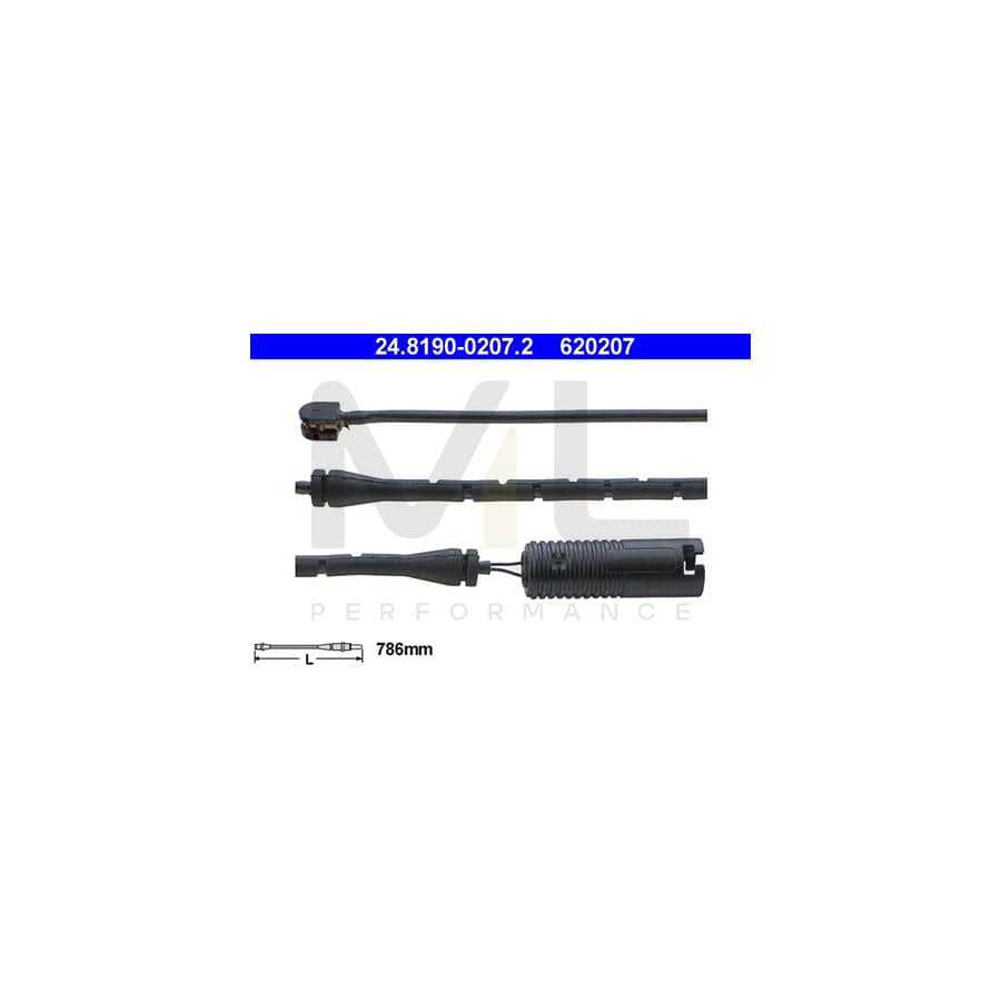 ATE 24.8190-0207.2 Brake pad wear sensor