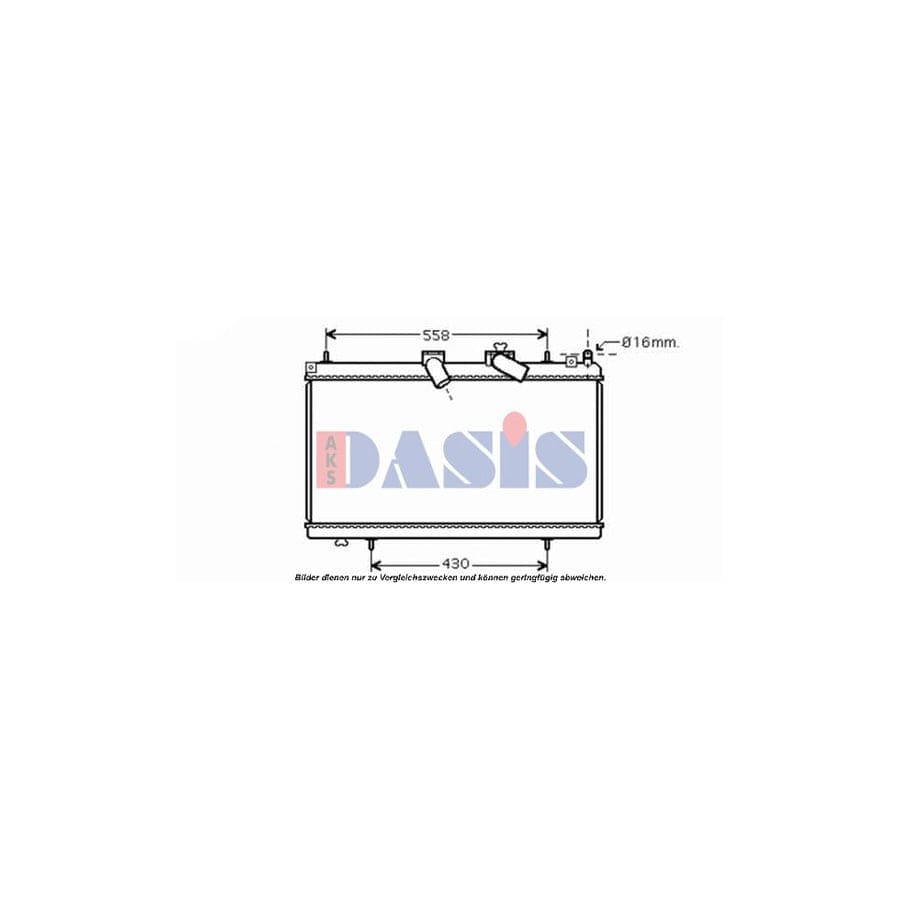 AKS Dasis 160109N Engine Radiator