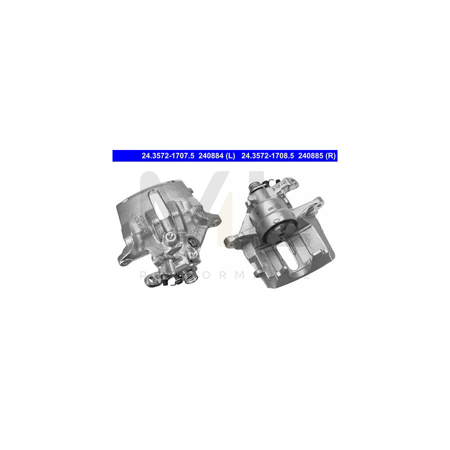 ATE 24.3572-1708.5 Brake Caliper for CITRO?? C5 without holder