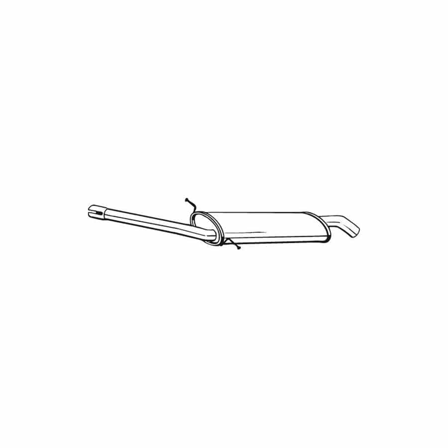 Bosal 279-165 Middle Silencer for Fiat Multipla (186)