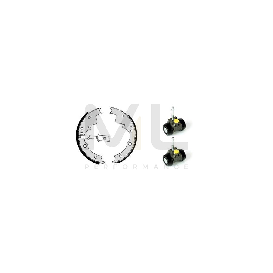 BREMBO STANDARD KIT H A6 005 Brake Shoe Set for IVECO Daily Ø: 254mm | ML Performance Car Parts