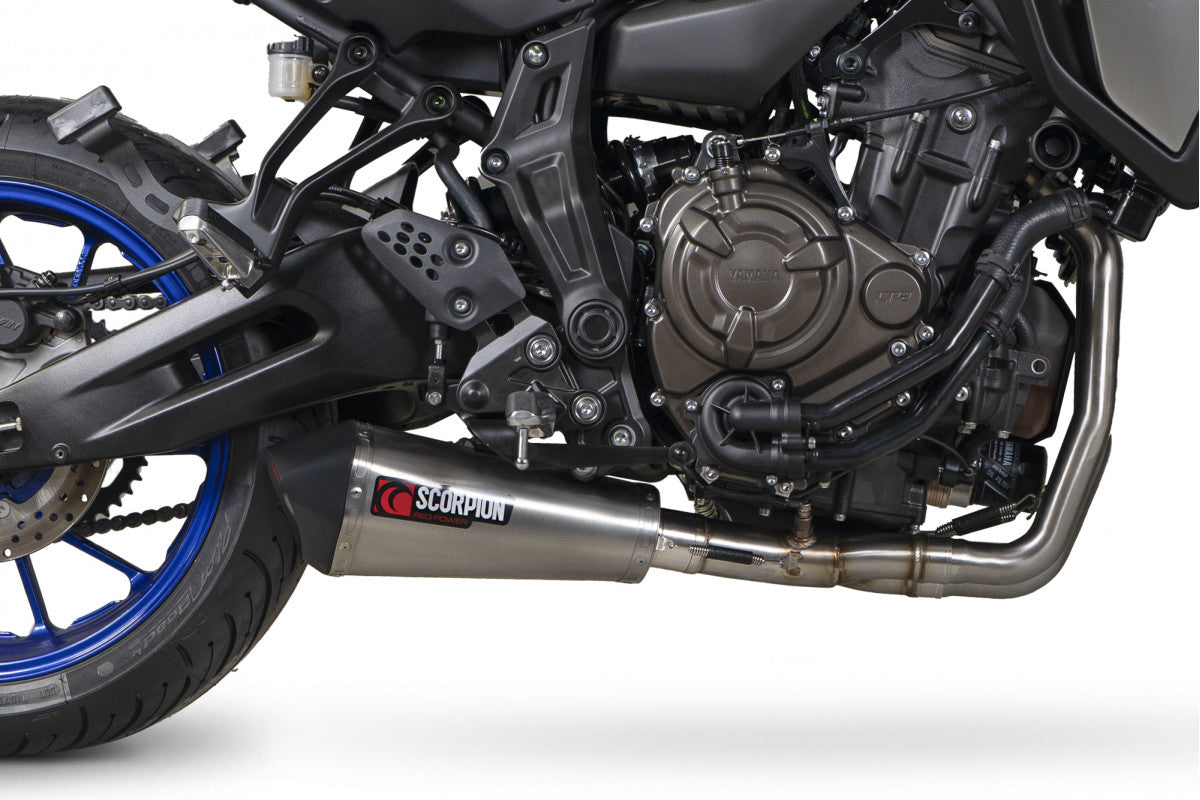 Scorpion RYA124SYSSEO Yamaha Tracer 7 Serket Taper Full System - Brushed Stainless Steel Sleeve | ML Performance US US