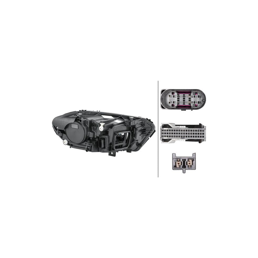 Hella 1EX 015 091-851 Headlight Suitable For Mercedes-Benz A-Class