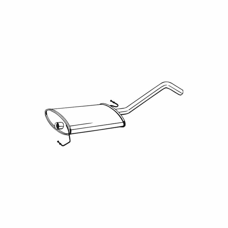 Bosal 279-441 Middle Silencer Suitable for Mercedes-Benz ML-Class (W163)