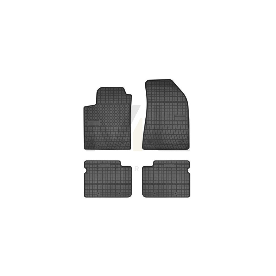 FROGUM Tailored 0913 Floor mat set Elastomer, Front and Rear, Quantity: 4, Black, (LHD)