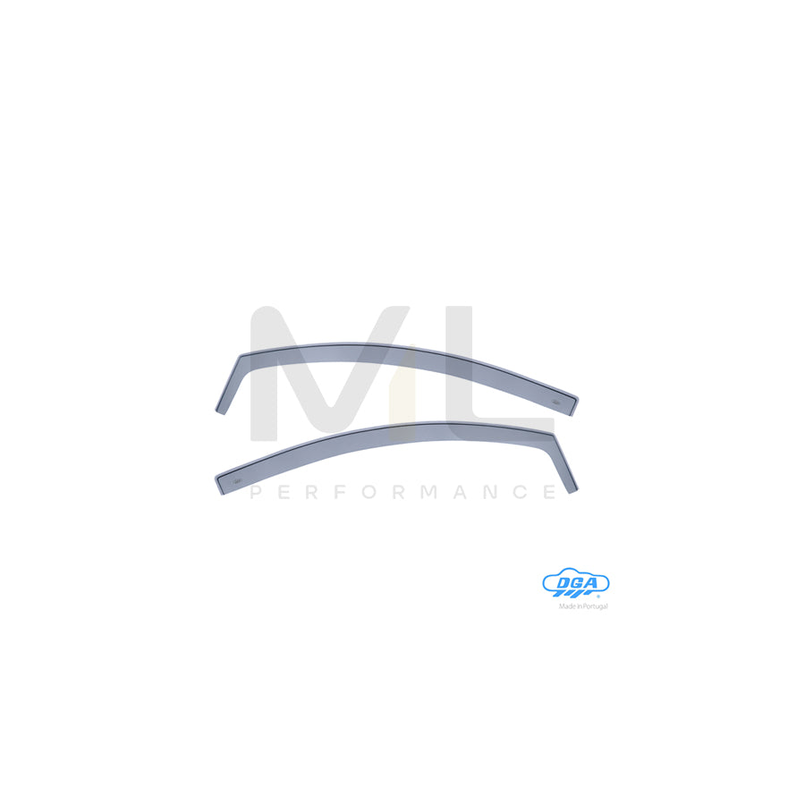 DGA 20035 Wind deflectors for RENAULT Megane III Hatchback (BZ0/1) Arrow direction, Front, inner