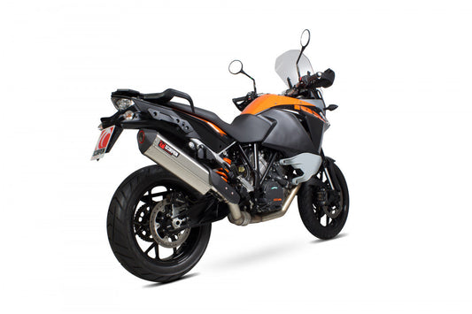 Scorpion RKT84SEO KTM 1050 Adventure Serket Parallel Slip-On - Brushed Stainless Steel Sleeve | ML Performance US US