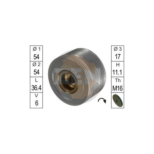 Era 219026 Alternator Freewheel Clutch