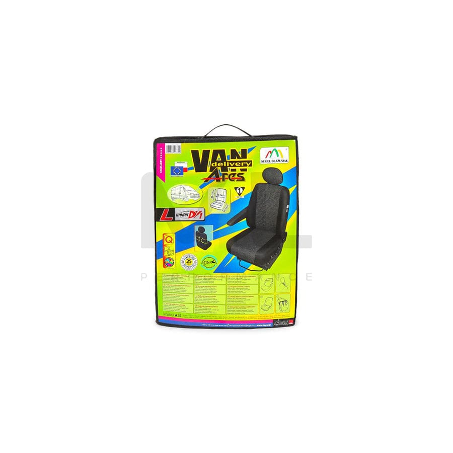 KEGEL 5-1437-217-4015 Car seat cover Black, Polyester, Left Front