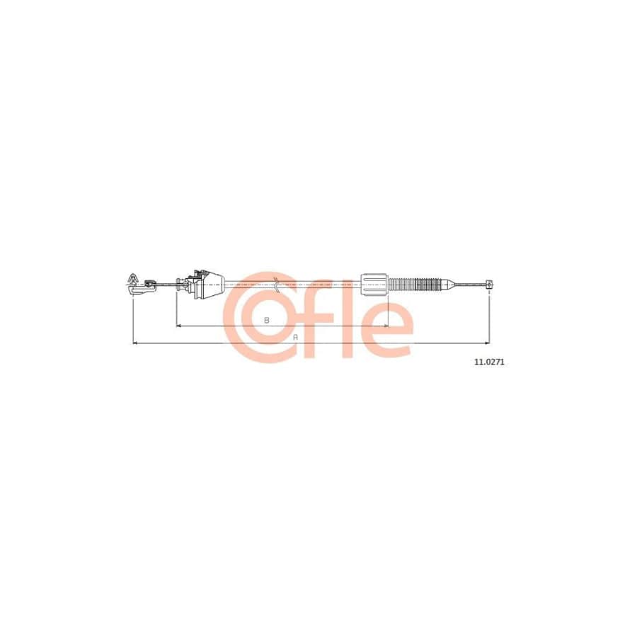 COFLE 11.0271 Throttle Cable