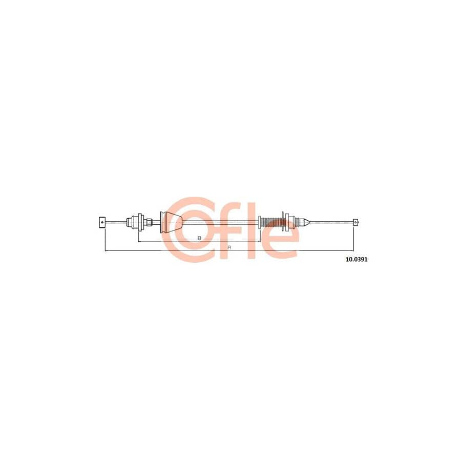 COFLE 10.0391 Throttle Cable for DACIA Logan I Saloon (LS)