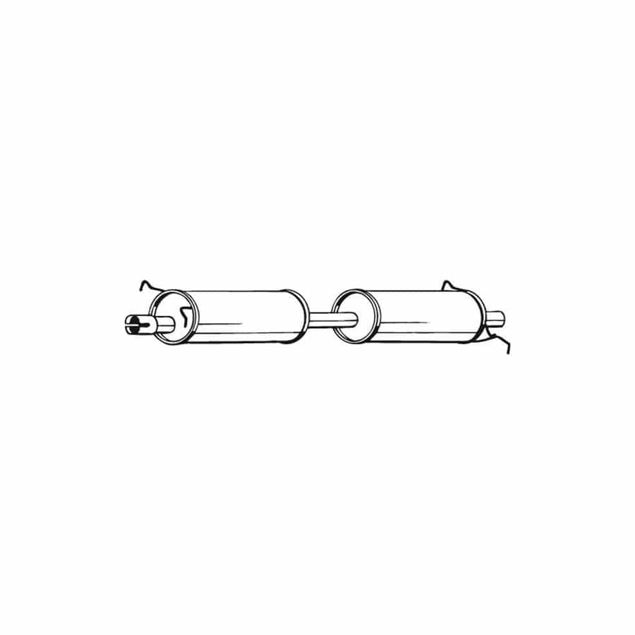 Bosal 280-051 Middle Silencer for Ford Transit