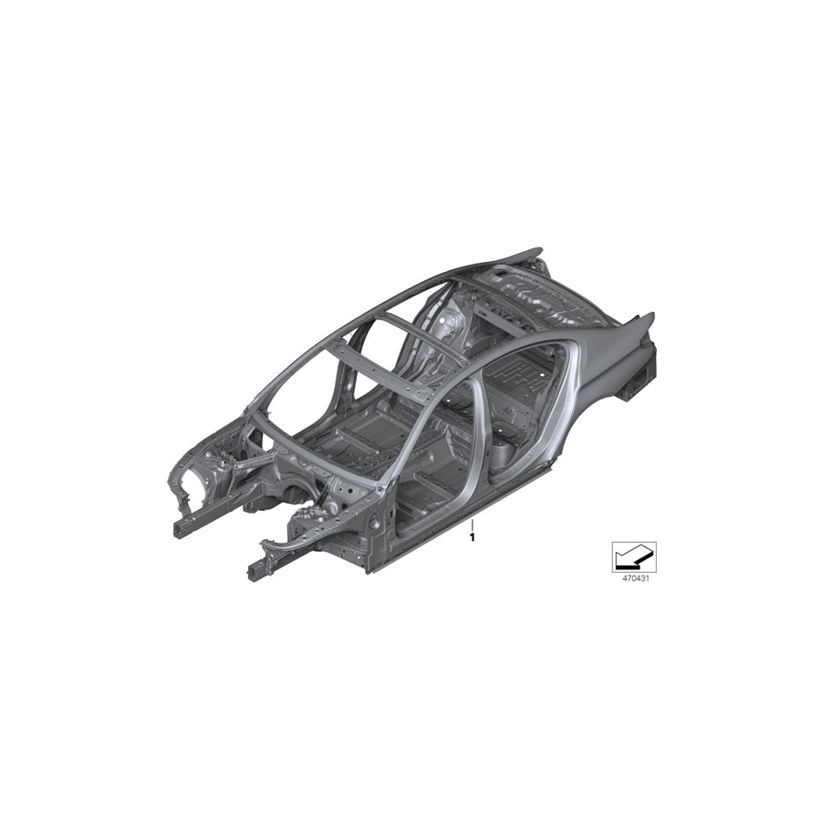 Genuine BMW 41129851325 F90 G30 G31 Bracket Acsm, Front (Inc. 530d, 520dX & 620d) | ML Performance US Car Parts