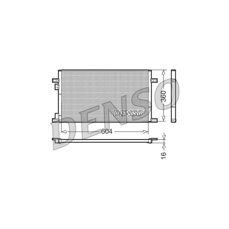 DENSO DCN23019 Air Conditioning Condenser for Renault Laguna