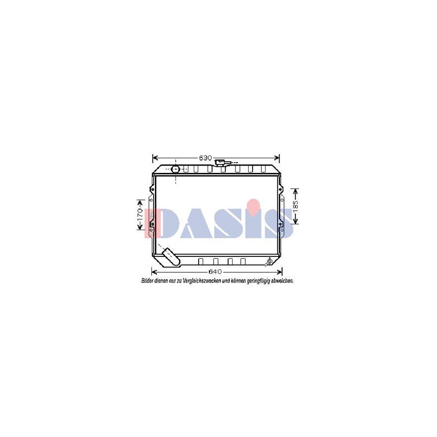 AKS Dasis 510046N Engine Radiator