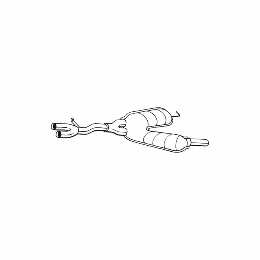 Bosal 280-077 Middle Silencer for BMW 5 Series