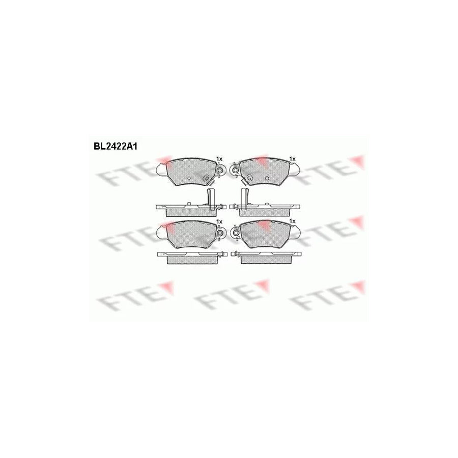 FTE Bl2422A1 Brake Pad Set