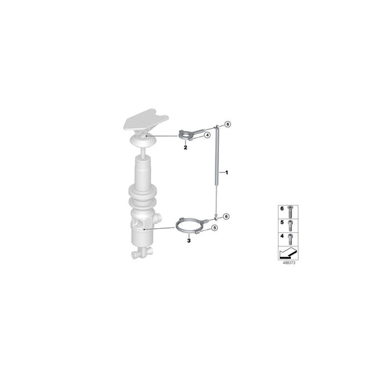 Genuine BMW 41008428001 Fillister Head Screw M3X12 10.9 ZNSW (Inc. M4 GT4) | ML Performance US