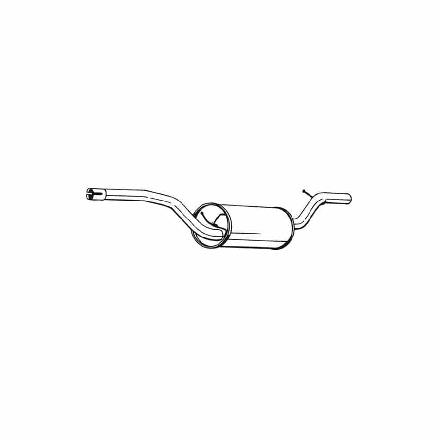 Bosal 280-251 Middle Silencer for Ford Focus
